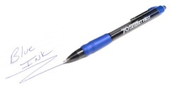 20 Misprint Click Pens MAXGLIDE Hub Pen Lot DARK BLUE Thick Rubber Grip BLUE INK