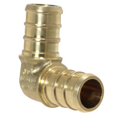 100 PIECES 1/2″ PEX ELBOW – BRASS CRIMP FITTINGS (LEAD-FREE)