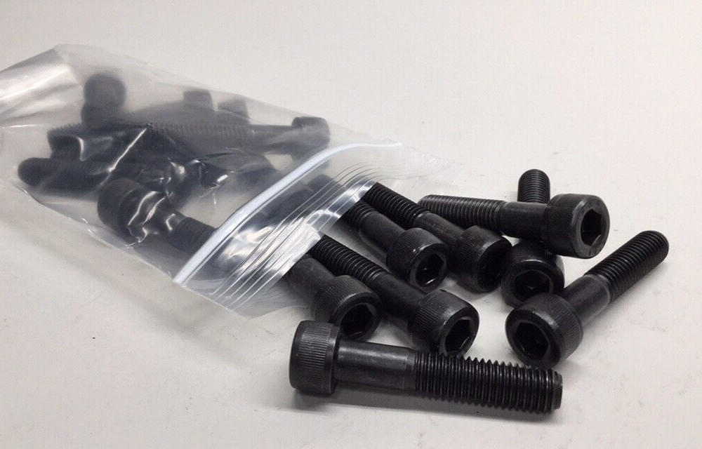YFS CDC10050-15 Socket Head Cap Screw M10-1.5 x 50mm 12.9 (Pack Of 15) Black Pl