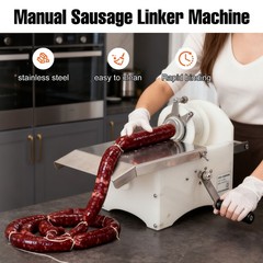 Stainless Steel Commercial Manual Hand-Rolling Sausage Tying & Knotting Machine