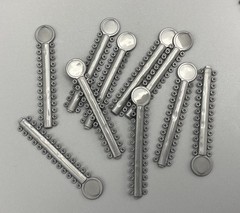 1040Pcs Dental Orthodontic Elastic Ligature Ties Rubber Bands for Brackets Brace