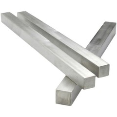 304 Stainless Steel Square Bar 500mm Length, Square Side Size:From 2mm To 30mm