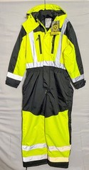 OccuNomix SP-CVL-BYM Hi Vis Cold Weather Coverall Medium NWT Class 3 ANSI