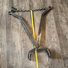 Great Heavy Large Columbus McKinnon Metal Lifting Sling Ice Tongs Pallet Puller