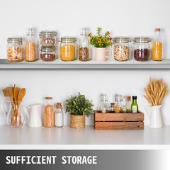 6 Foot Shelf for Concession Window Food Truck Accessories Business Stainless