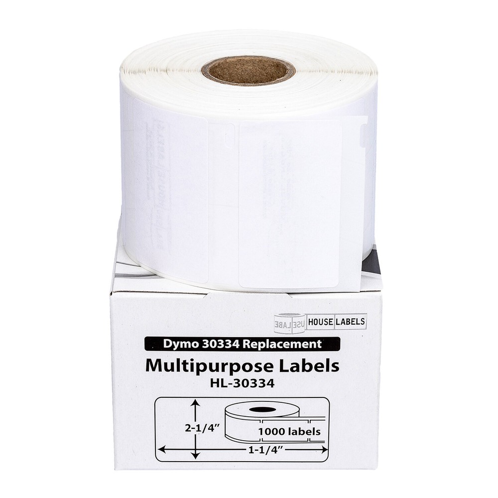 DYMO LW 30334 Medium Multipurpose Labels – (5) Rolls of 1000 – FREE & FAST SHIP