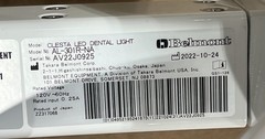 2022 Belmont Clesta LED Dental Light Post Mount Model AL301R . Clean! Excellent!