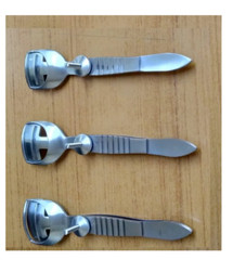 3Pc Waddell Clamp 18mm,22mm,26mm Bilamellar Tarsal Trachomatous Trichiasis Insts