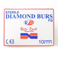 Dental Diamond Burs FG High Speed HP Inverted Cone # 1046 Standard Grit 10/box