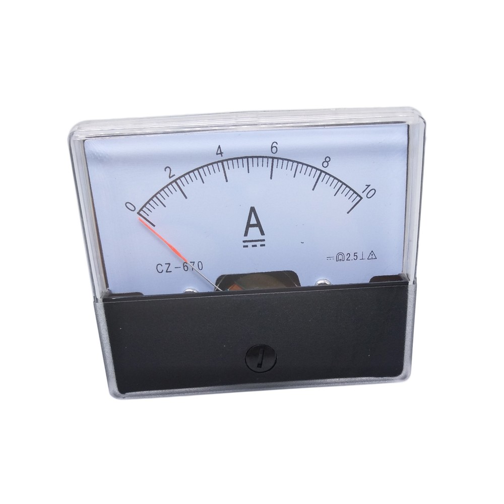 Analog Panel AMP Current Ammeter Meter Gauge DH-670 0-10A DC