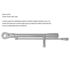 Hiossen Implant Bone-Level Surgical Tool 1.2 Wrench Driver Profiler Guide Screw