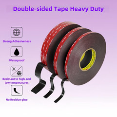 15ft 1/4″ Double Sided Tape Heavy Duty 3M VHB Adhesive Waterproof Auto Acrylic