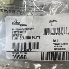HOFFMAN F126L60 Wireway Straight Section 12.00×6.00×60.00 Steel Gray & F126LSGQR