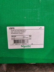 Schneider Electric VBF6 ON/OFF SWITCH DISCONNECT VBF6 175a 3 Pole Load Break