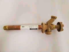 Woodford 1/2″ x 3/4″ Brass Sweat x MPT x 6″ Anti-Siphon Sillcock (17CP-6-MH)