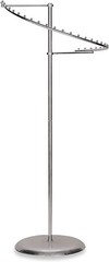 Spiral Clothing Rack Chrome 29 Ball Garment Retail Display Store Fixture 63″ H