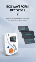12 Lead Dynamic ECG/EKG Holter Monitor System 24 Hours Ambulatory EKG Recorder