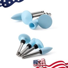 12Pcs AZDENT Dental Composite Polishing Burs Kit RA Silicone For Contra Angle