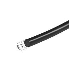 Silicone Tube 5/16 inch ID x 3/8 inch OD 1m/3.3ft Tubing Black