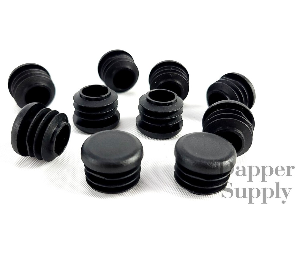 (Lot of 10) 3/4″ OD Round (14-20 Ga) Plastic Tubing Plugs .75 Inch End Caps