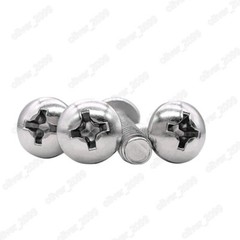 304 Stainless Steel Phillips Cross Pan Head Machine Screws 10# 12# 1/4 5/16 3/8