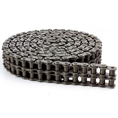 Jeremywell #50-2 Double Strand Duplex Roller Chain 10 Ft with 1 Connecting Link