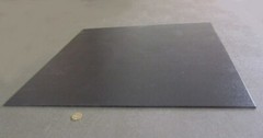 Black ABS Sheet 1/4″ (.236″) X 24″ X 24″ Haircell Textured One Side