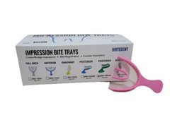 BRITEDENT Bite Registration Trays Disposable for Crown/Bridge Impressions