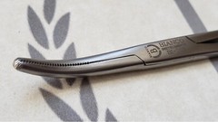 2 Piece BI 4.5 In Mosquito Hemostats Curved Surgical Grade Made In USA