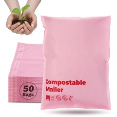 Compostable Mailers Bags 6×11 Inch with Self-sealing Strip Eco Friendly Shipp…