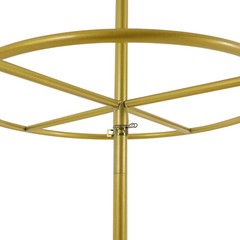 3-Tier Rotatable Round Display Rack for Clothing – Metal Clothes Organizer