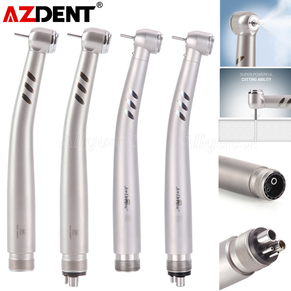 AZDENT Dental High Speed Handpiece Torque Head Ceramic Bearing (LED) 2/4 Hole