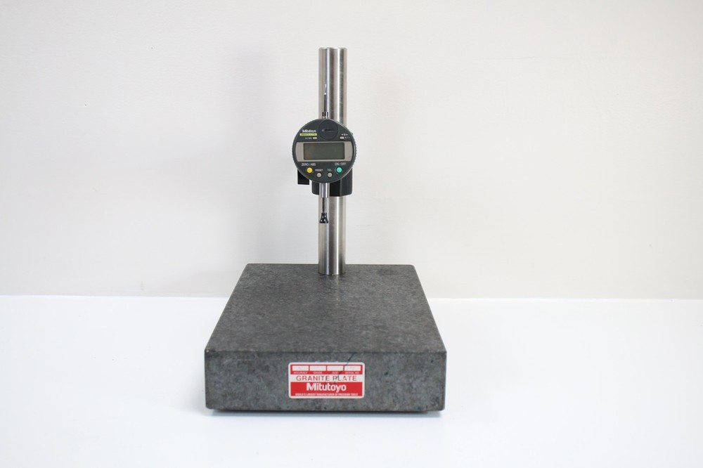 Mitutoyo Granite Surface Plate Indicator Stand 8×12″ Digimatic Gage #1