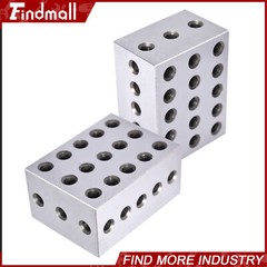 Ultra Precision 1 Matched Pair 2-3-4 Blocks 23 Holes .0002″ Precision New