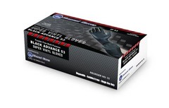 Black Vinyl/Nitrile Blend Gloves 5.0-6.0mil Powder Free Industrial Work Gloves