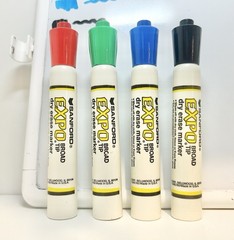 Vtg Expo Dry Erase Sanford Markers Broad Tip 4ct #830-8 Set – Good Ink