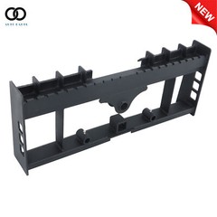 Pallet Fork Frame W Receiver Hitch & Spear Sleeves Skid Steer 4000lb Heavy-Duty