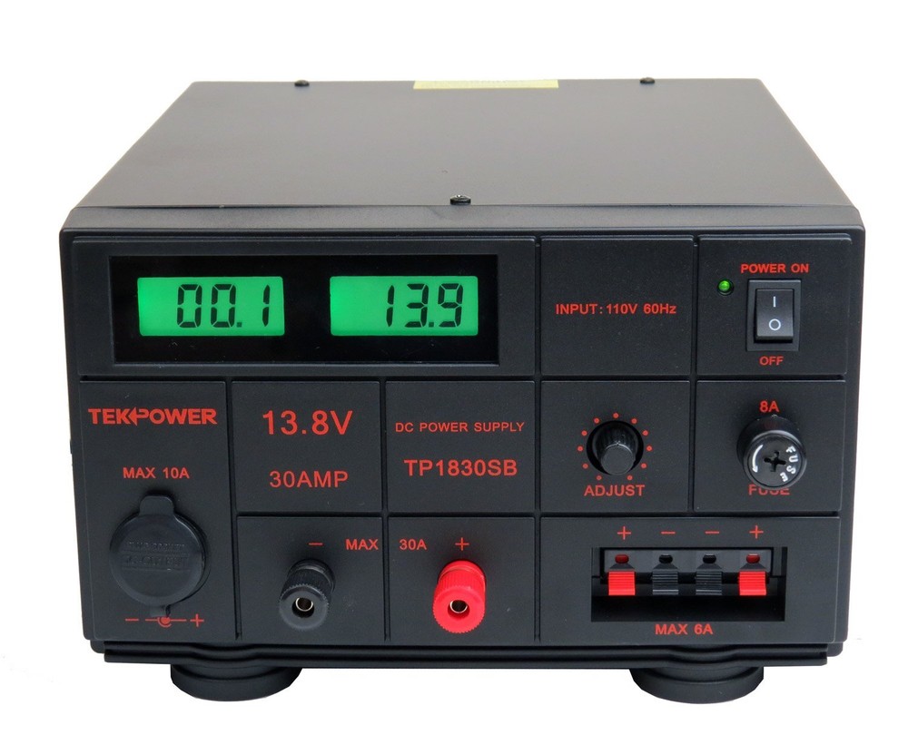 TekPower TP1830SB DC Adjustable DC Power Supply 1.5-15V 30A with Digital Display