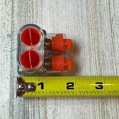 Qty 10 – HOMAC T&B CSB 2/0-2 S Alum Insulated connector block-2 Port 1 Way Tap