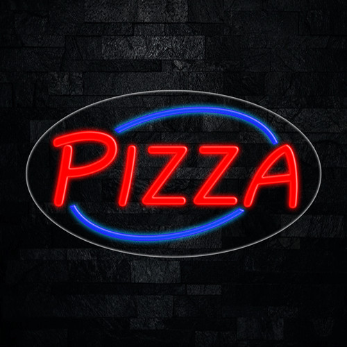 Pizza LED Neon Sign 28″L x 16″H #34068