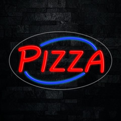 Pizza LED Neon Sign 28″L x 16″H #34068