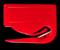 HIT Pack Of 10 Letter Openers: Red, 2.75” X 2.15”