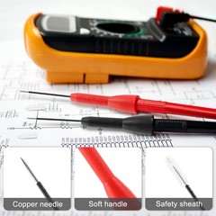4 Pack Multimeter Needle Probe Pins, 2mm Extended Needle Test Probes, 600V/10…