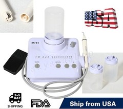 SK-E1 Dental Ultrasonic Scaler Compatible Cavitron EMS + 5*Tips + 2 Bottles Mh