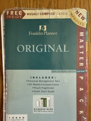 Vtg Franklin Covey Classic Size Master Pack New Management Tabs & Compass Cards