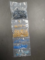 Capacitor Assortment Grab Bag of Various Brands, Values and Sizes (Over 200 Pcs)