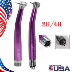 Dental Fast High Speed Handpiece Air Turbine Push Button 2/4Hole NSK Style Color