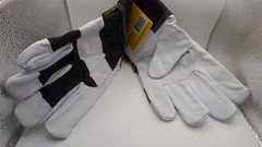FIRM GRIP 65053 GOATSKIN LEATHER PALM GLOVE, SOFT ABRASION RESISTANT “LARGE”
