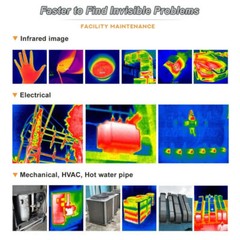 HT-203U Thermal Camera -20°C~550°C Android Type C Mobile Phone 256*192 Pixels ✦K