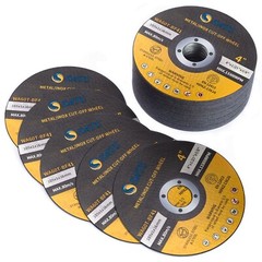 50 Pack 4 inch Metal Cut Off Wheels with 5/8″ Arbor For Grinder Cutting Disc